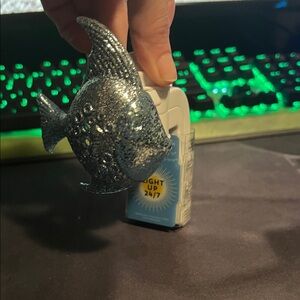 Bath & Body Works Blue Glitter Fish Wallflower Holder